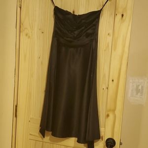 Gorgeous black silky party dress